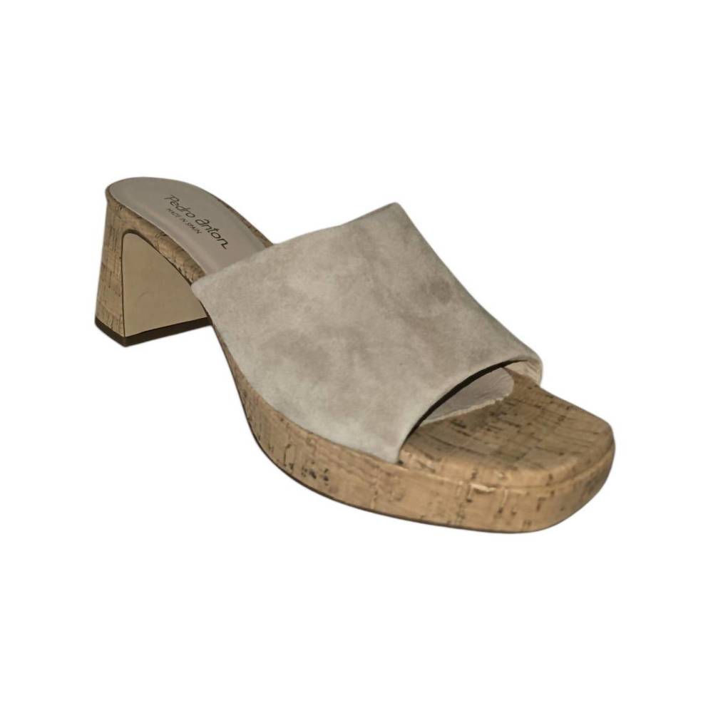NEW PEDRO ANTON women's ante sandal in beige
